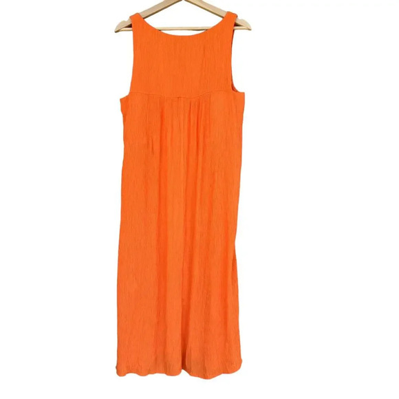 NWT Everlane Naia Ripple Tank Dress in Tumeric Size Medium - Picture 7 of 9